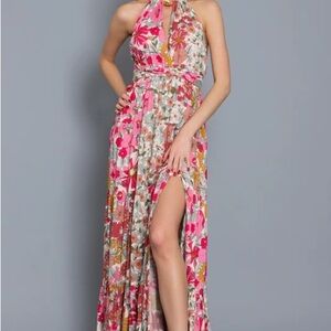 Paloma Convertible Tie Back Maxi Dress